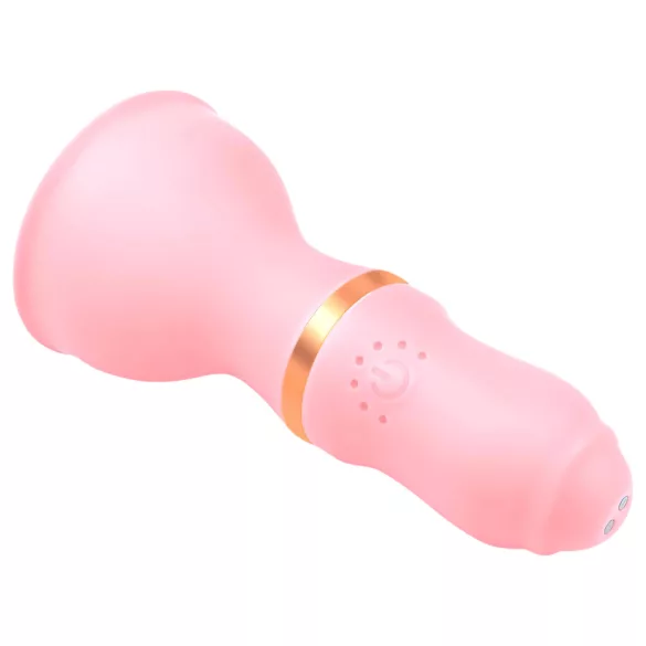 Sunfo - vibrator pentru sâni cu acumulator - roz