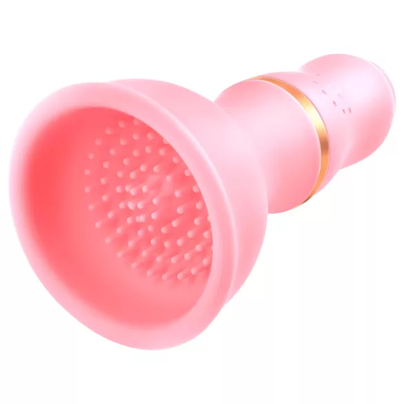 Sunfo - vibrator pentru sâni cu acumulator - roz