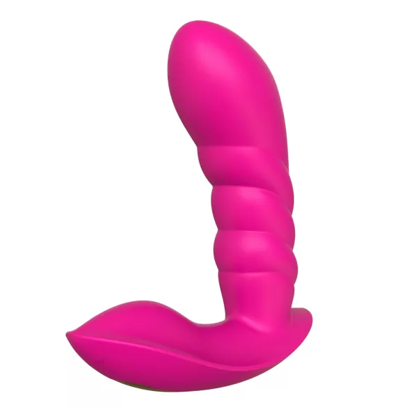 Sunfo - Vibrator purtabil controlat prin aplicație (roz)