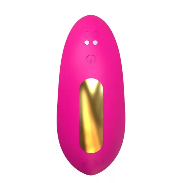 Sunfo - Vibrator purtabil controlat prin aplicație (roz)