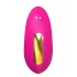 Sunfo - Vibrator purtabil controlat prin aplicație (roz)