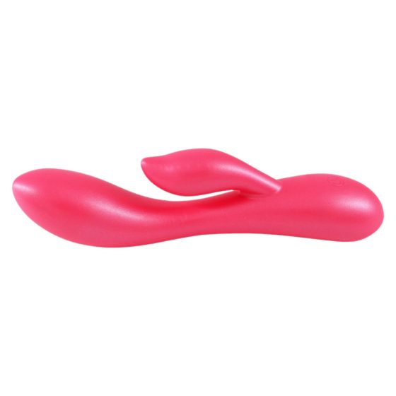 LP Jessica - vibrator inteligent, impermeabil, cu suport pentru clitoris (roz metalic)