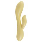   LP Jessica - vibratoare smart, impermeabil cu ramă pentru clitoral (galben metalizat)
