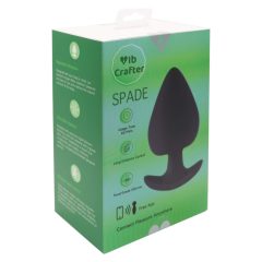   LP Spade - vibrator anal inteligent, reîncărcabil, impermeabil (negru)