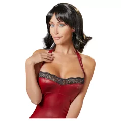   Cottelli - perucă de damă neagră cu păr drept, accesoriu pentru costum