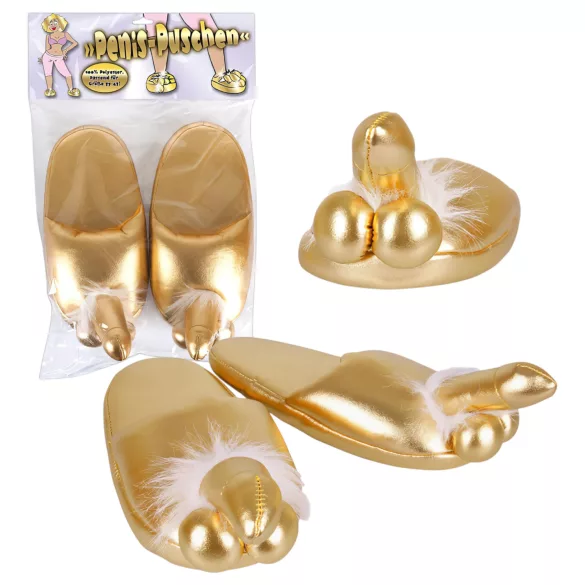 Papuci cu penis (aurii)