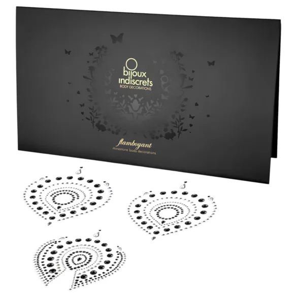 Diamante strălucitoare - set bijuterii intime - 3 piese