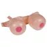 Boob Battle - strap-on gonflabil pentru sâni - culoare naturală