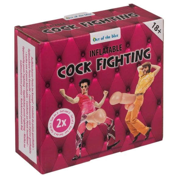 Cock Fighting - penis gonflabil cu curea (natur)