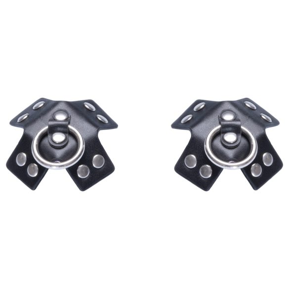 Bad Kitty - autocolante pentru sfârcuri cu piercing (negru)