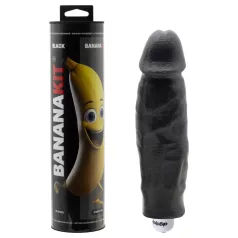 Bananakit - set pentru copiere penis cu vibrator (negru)