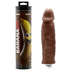 Bananakit - set pentru mulaj de penis cu vibrator (maro)