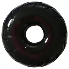   Pulselock Forge - inel penian din TPE cu model de roată neagră (19 mm)