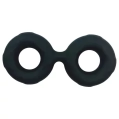   Pulselock Taur - inel dublu pentru penis și testicule (negru) - 25 mm