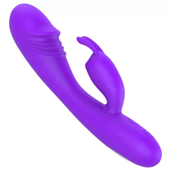 Lonely - vibrator cu braț pentru clitoris și punctul G - reîncărcabil - mov