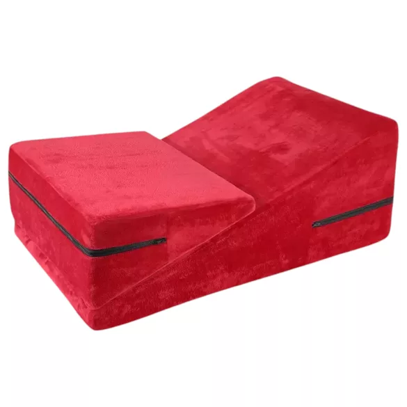 Set pernă sexuală Desirel Magic Pillow înclinată - mică + mare (roșu)