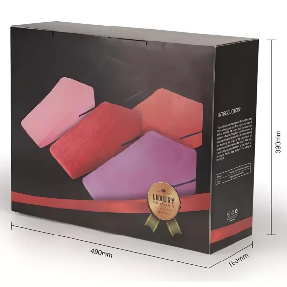 Set pernă sexuală Desirel Magic Pillow în formă de pană - mică + mare (negru)