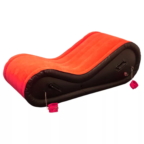 Perna Magic Desirel - Mobilier sexual BDSM gonflabil - cu cătușe (roșu)