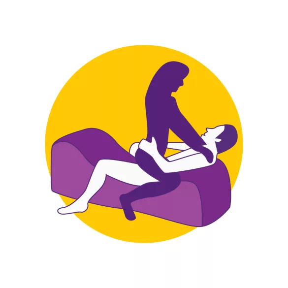 Perna Magic Desirel - Mobilier sexual BDSM gonflabil - cu cătușe (roșu)