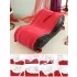 Perna Magic Desirel - Mobilier sexual BDSM gonflabil - cu cătușe (roșu)