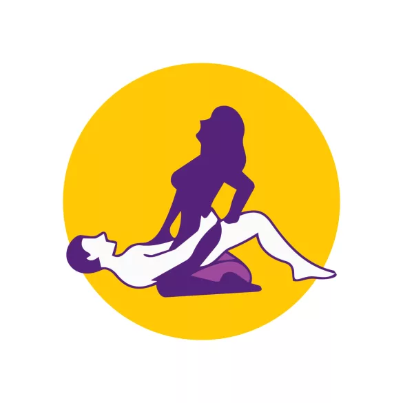 Perna erotică Desirel Magic Pillow - pană gonflabilă în formă de pană (mov închis)