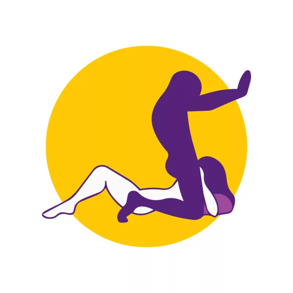 Perna erotică Desirel Magic Pillow - pană gonflabilă în formă de pană (mov închis)