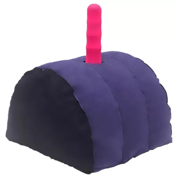 Perna Magic Desirel - pernă sexuală gonflabilă cu suport pentru dildo (mov)