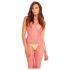 Rene Rofe - Catsuit din plasă (S-L) - roz