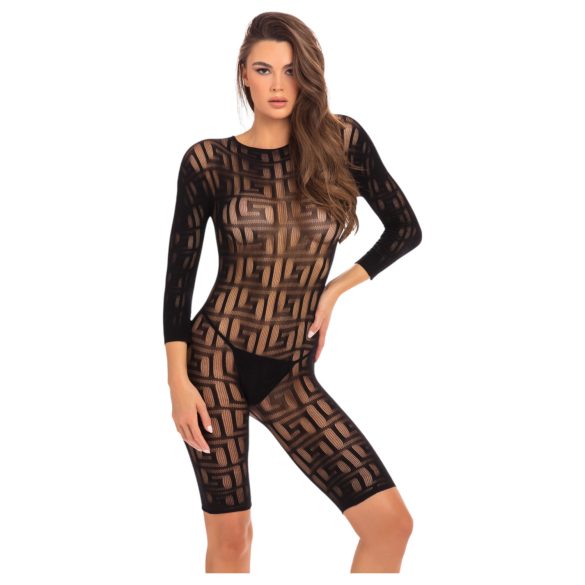 Rene Rofe - body tip plasă scurt - negru - mărime S-L