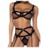 Mapalé - set lenjerie sexy (negru) - L/XL