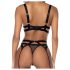 Mapalé - set lenjerie sexy (negru) - L/XL