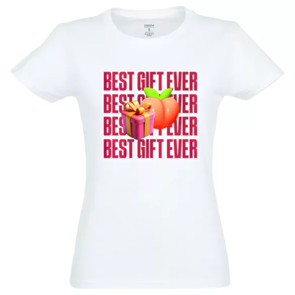 Best Gift Ever - tricou damă - alb - XXL