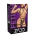 ZADO - Set ham din piele 2 piese (negru-auriu)