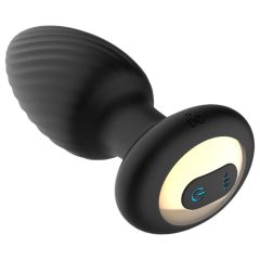   Funny Me 360 - vibrator anal, rezistent la apă, cu radio și baterie (negru)