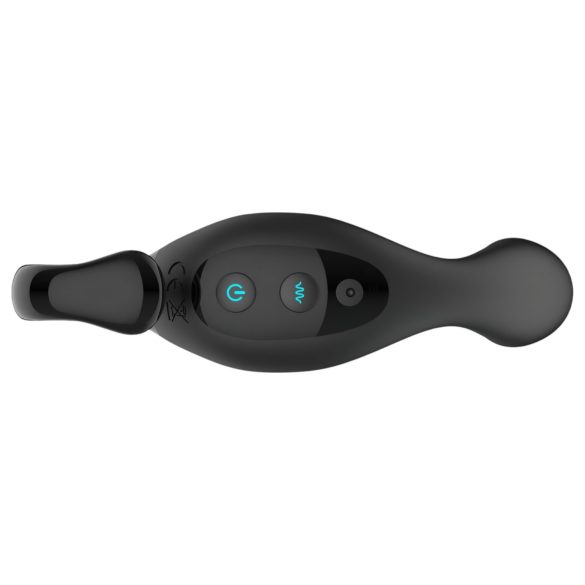 Funny Me - vibrator prostate cu telecomandă - stimulator anal silicon negru