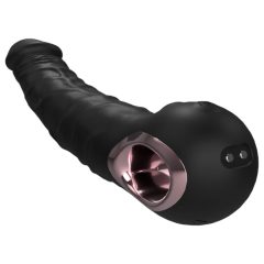 Funny Me - vibrator acu, impermeabil cu cap de gland (negru)