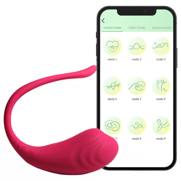 Funny Me - ou vibrațional inteligent cu acumulator - roz