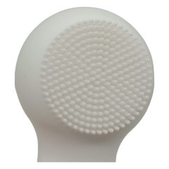   FaceClean - dispozitiv de masaj facial impermeabil cu baterie (alb)