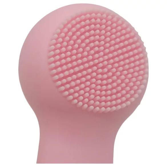FaceClean - dispozitiv de masaj facial, reîncărcabil și rezistent la apă (roz)