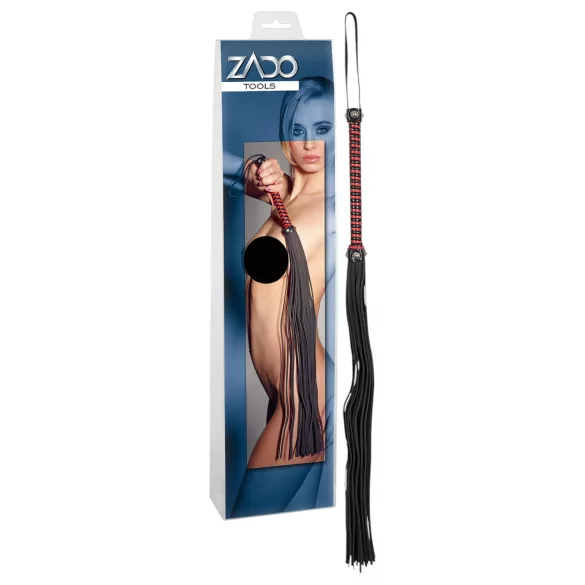 ZADO - bici lung din piele - negru