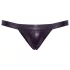 Svenjoyment - suspensoriu lucios pentru bărbați - negru - XL