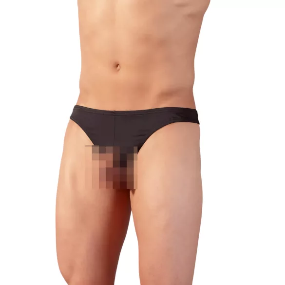 Svenjoyment - Tanga Showmaster pentru bărbați (negru)
