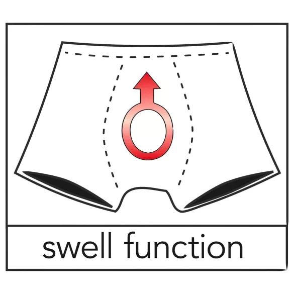 Svenjoyment - Tanga detașabil pentru bărbați (negru)