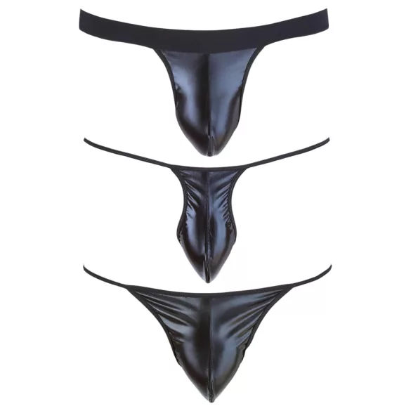 Svenjoyment - set tanga bărbați - negru (3 piese) S-L