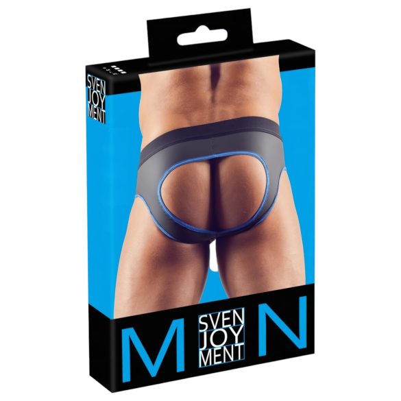 Svenjoyment - slip jock deschis - negru/albastru