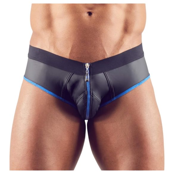 Svenjoyment - slip jock deschis - negru/albastru
