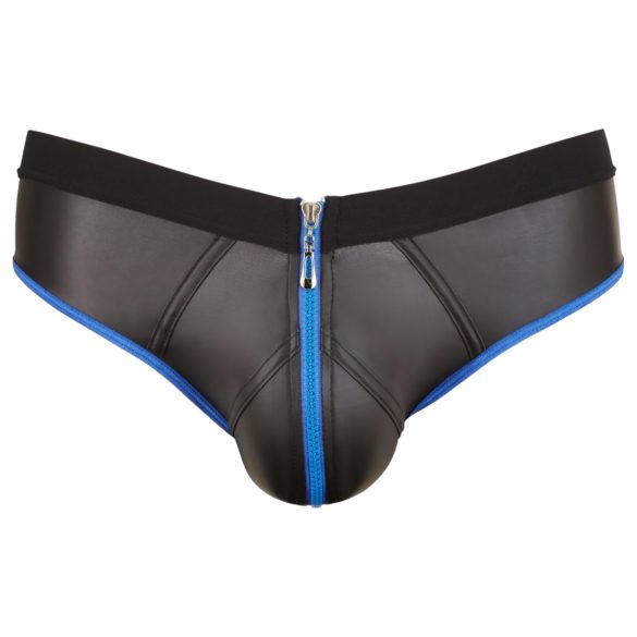 Svenjoyment - slip jock deschis - negru/albastru