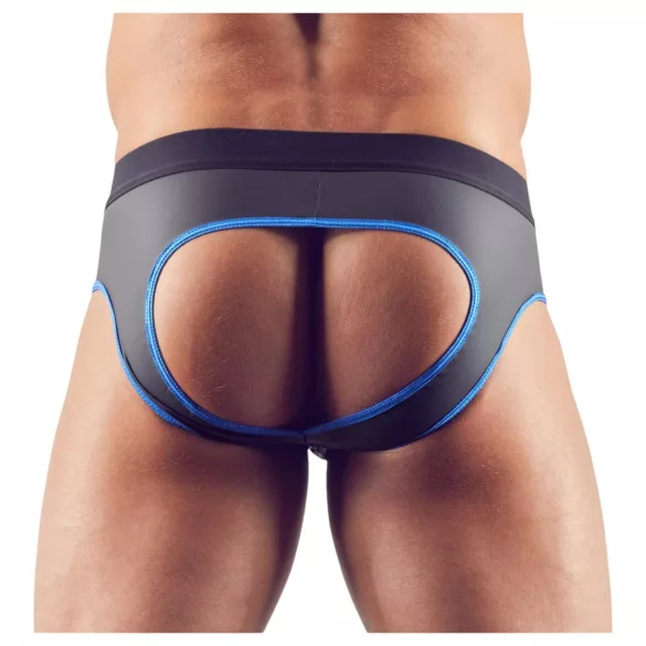 Svenjoyment - slip jock deschis - negru/albastru - L