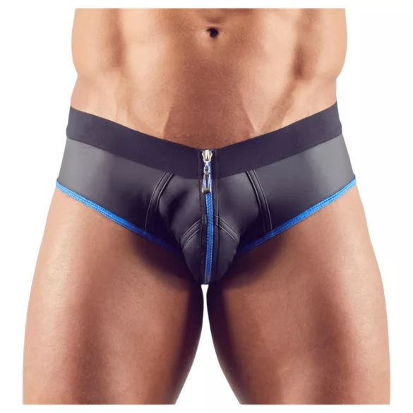 Svenjoyment - slip jock deschis - negru/albastru - XL