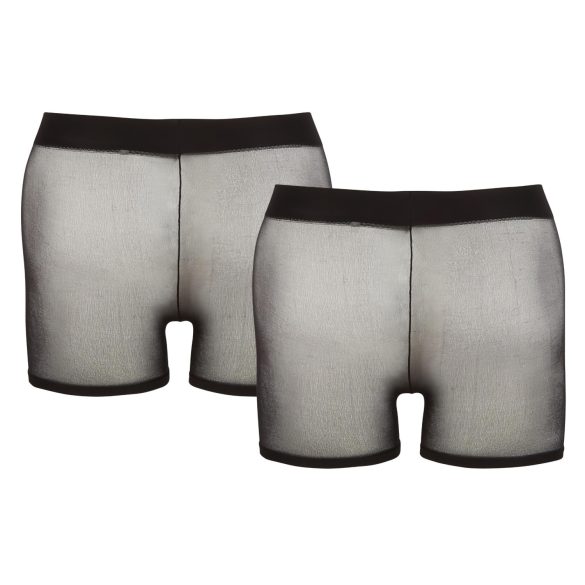 Svenjoyment - set boxer transparent - negru (2 piese) S-L
